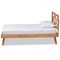 Baxton Studio Galvin Modern and Contemporary Brown Finished Wood Twin Size Platform Bed 179-11245-Zoro - alternate 5